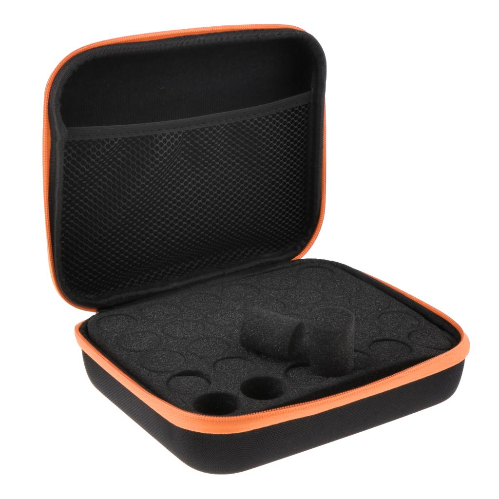 Mallette de transport d&#39;huile essentielle, 30 bouteilles de 5 Ml 10 Ml 15 Ml: Orange