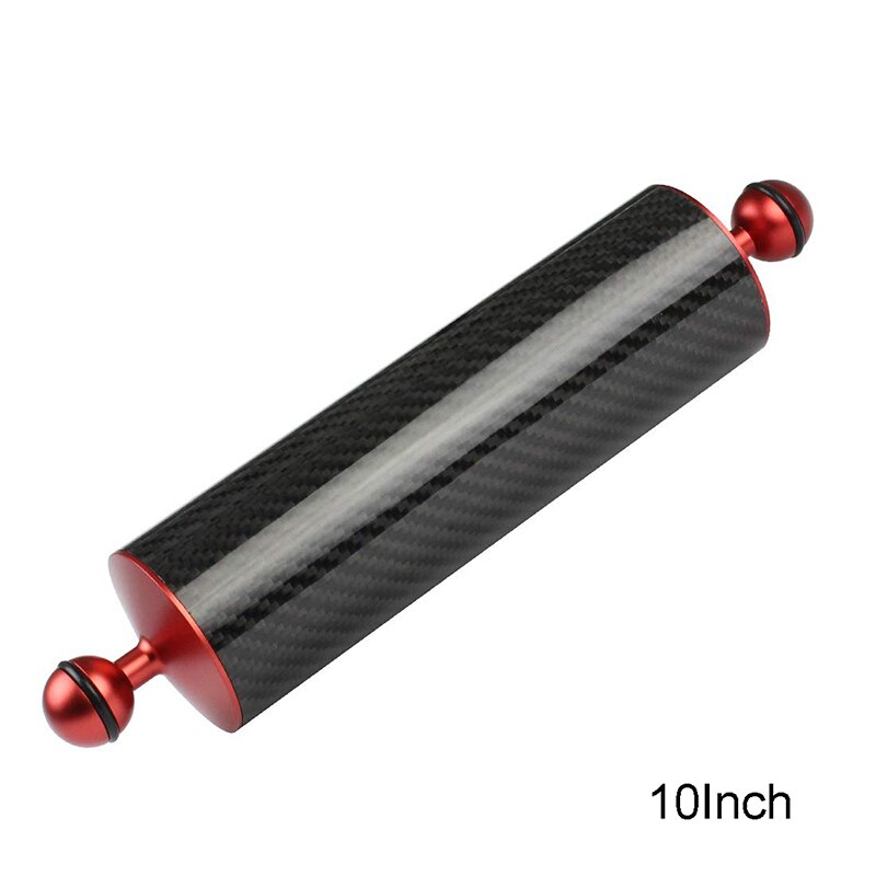 Carbon Fiber Buoyancy Arm Underwater Float Arm for Video Light Strobe Mounting FKU66: 10inch