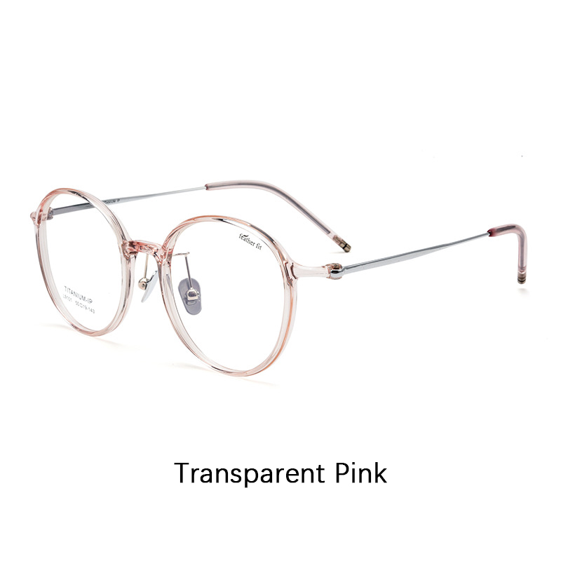 Gafas redondas Retro de titanio puro para mujer, montura ultraligera para miopía, montura decorativa óptica, gafas para ordenador, novedad de 2024: Caqui / + 25