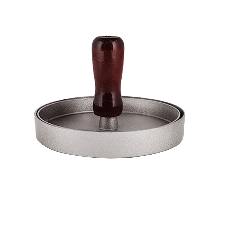 Non-stick Burger Druk Aluminium Hamburger Mold Maker Met 100 Papers Voor Bbq Grill