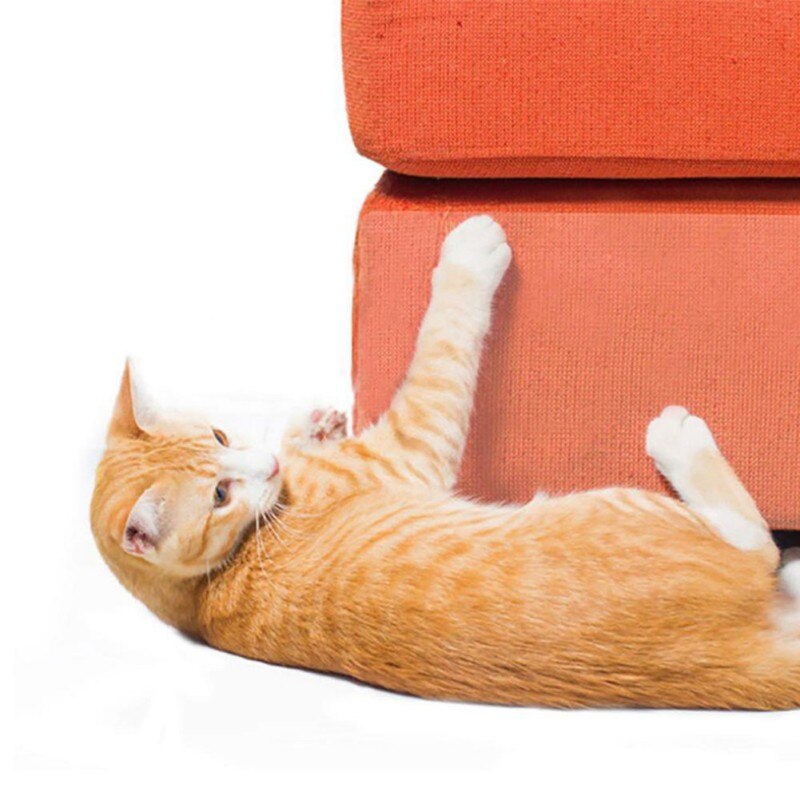 Sofa / dør / gulv ridseforebyggelsesbeskyttelse til kattehund anti-ridse tape rulle møbler beskytter klar klistermærke