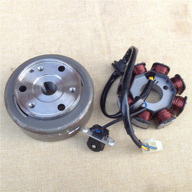 Original Dayang accessories dy110-2e / 15A / 48q-5a magneto rotor magnetic steel stator coil 8 DC