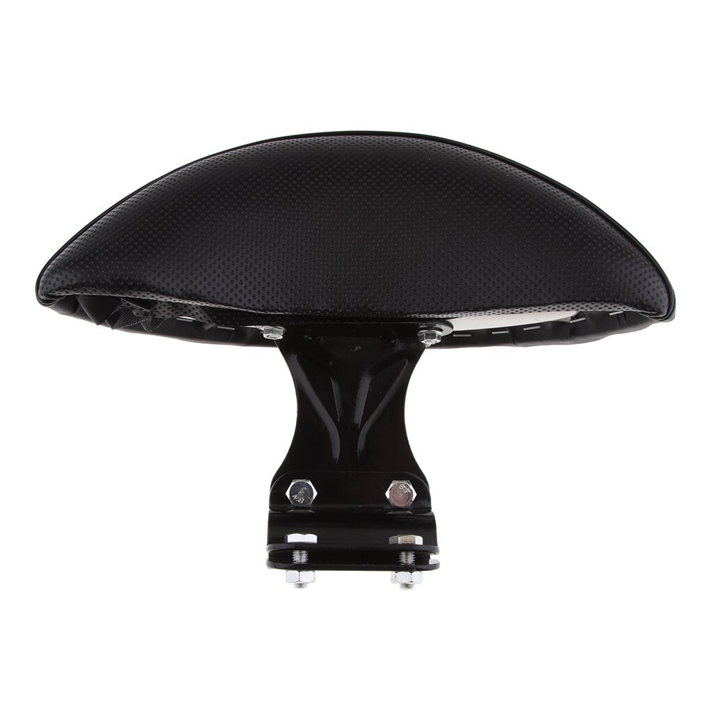 Universal PU Motorcycle Driver Backrest Sissy Bar Cushion Pad - Black rear backrest sissy bar Sissy Bar Backrest Pad Passenger