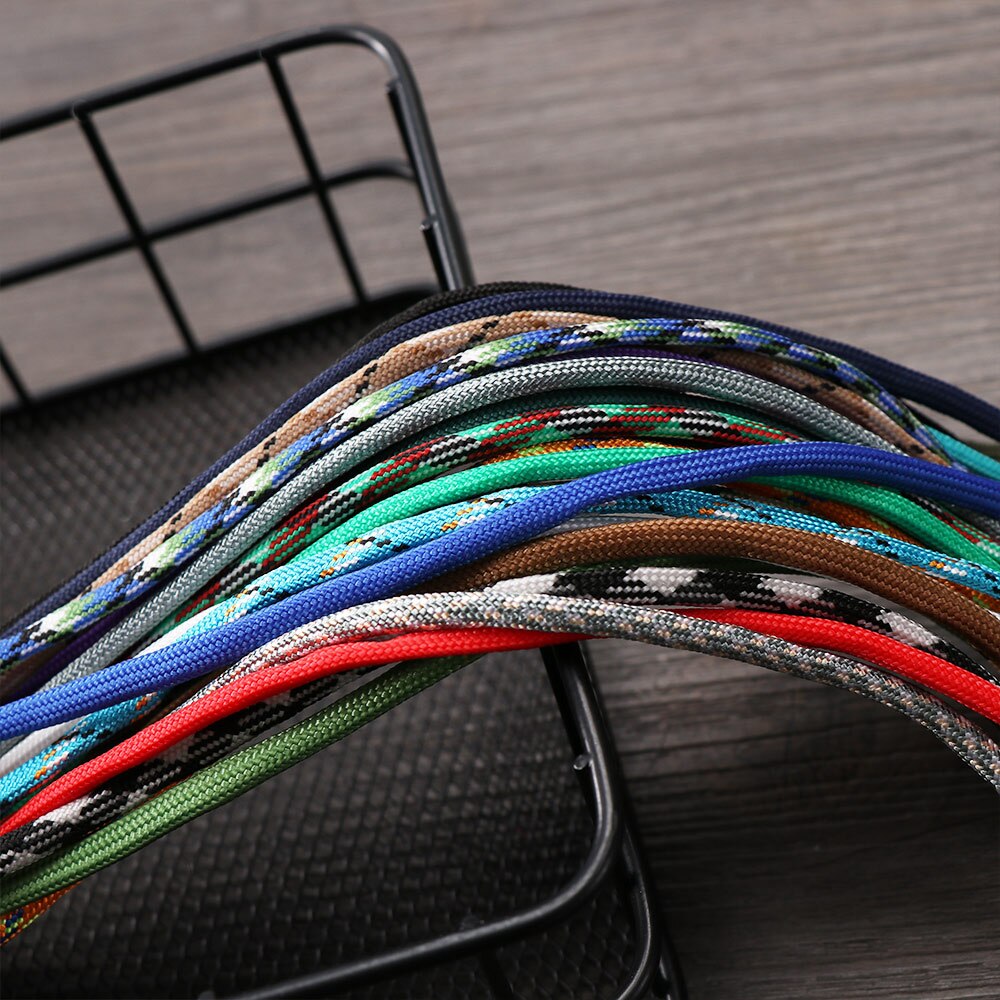 1 pc 5 meter fallskärmssnöre tältrep 7-- trådigt nylon överlevnadssats vandring camping paracord lina utomhusverktyg