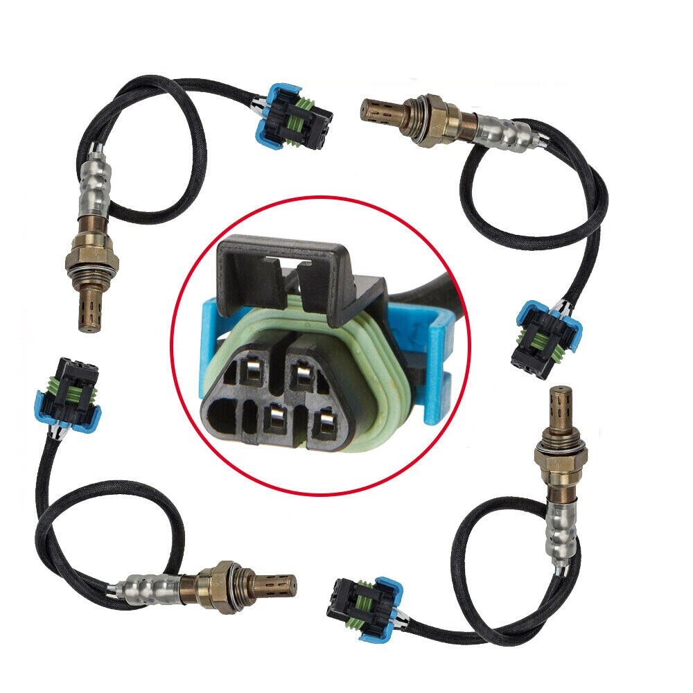 4X Upstream &amp; Downstream O2 Oxygen Sensor For Buick LaCrosse Cadillac SRX Chevrolet Equinox Impala Traverse GMC Terrain 3.6L