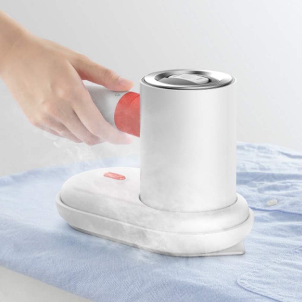 Deerma vestuário 2 em 1 multi-função portátil viagem ferro a vapor pendurado ferro plano sistema de pré-aquecimento inteligente