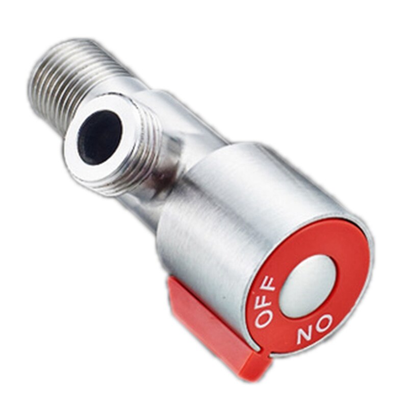Stainless Steel Triangle Valve Stop Valve Angle Valve Kitchen Toilet Black Angle Valve And Cold Valve: rd