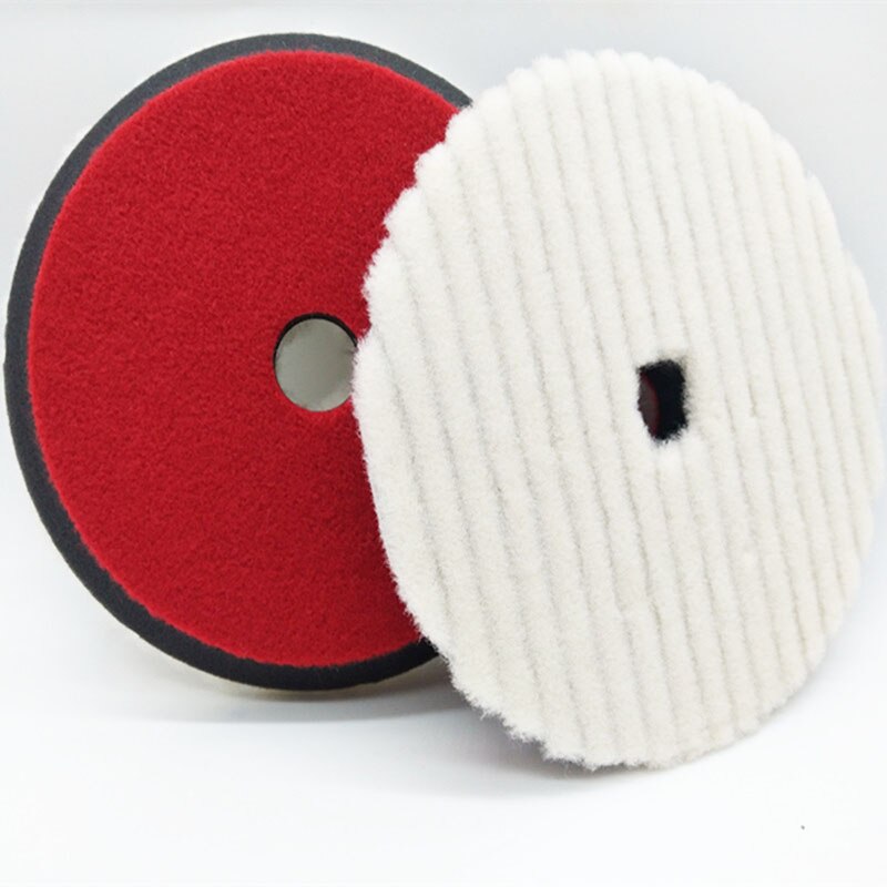Rupess form japansk kort uldbuffing & polering pad skumpude uld polering buff disk (7 ' or6 ' til valg, rodam farve)