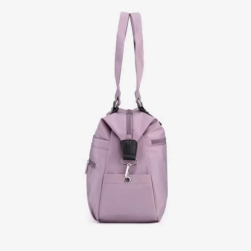 Tote taske håndtaske skuldertaske til kvinder nylon vandtæt stor kapacitet shopping crossbody taske dame messenger tasker håndtasker