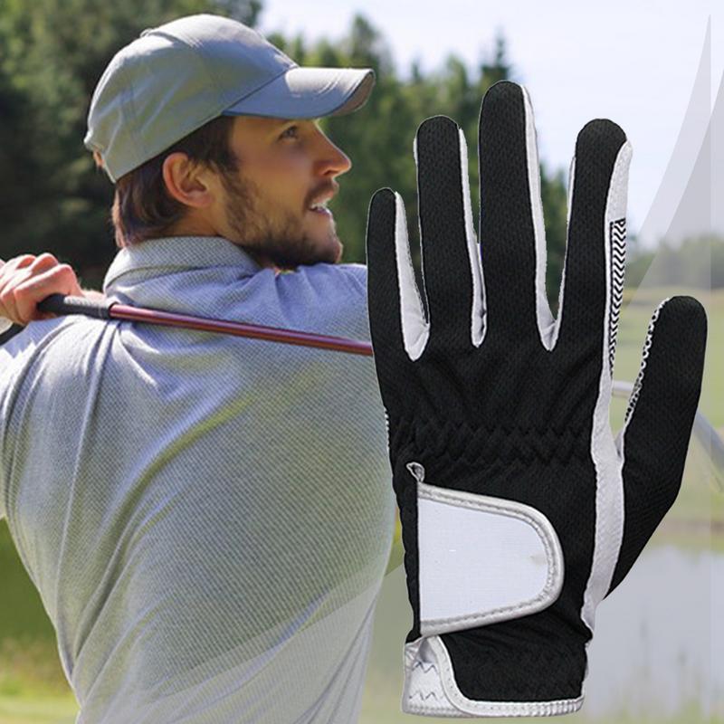Herren Golf handschuhe atmungsaktive Golf handschuhe für sterben rechte oder linke Hand für Herren verstellbare Herren Golf handschuhe für Golfspieler männer