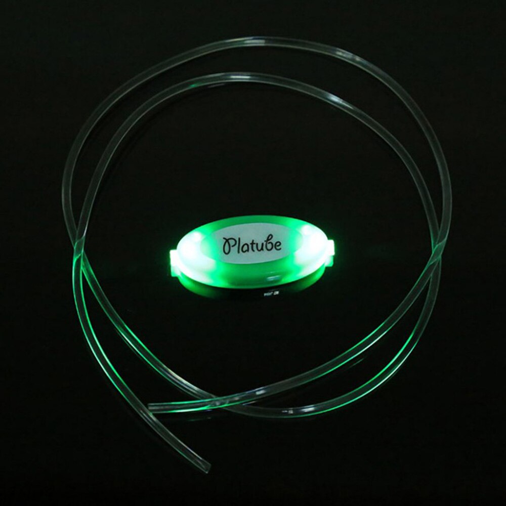 1 stuks meerkleurige led-hondenhalsband, verstelbare nachtveiligheidshalsband voor huisdieren, lichtgevende oplichtende hondenhalsband