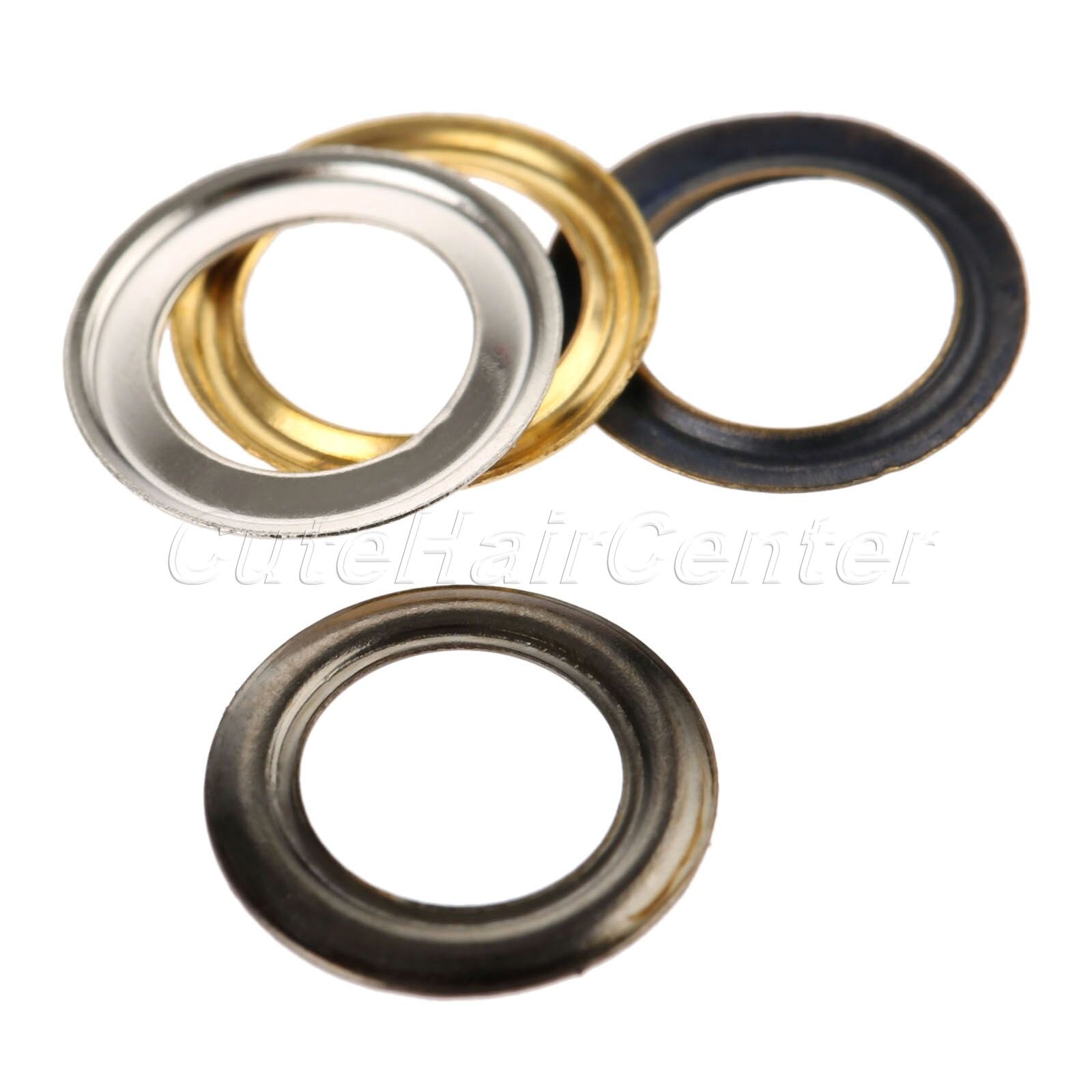 Lote de ojetes de costura para Scrapbook, ojales de Metal interior de bronce antiguo para Scrapbooking, ropa con ojales de 6mm, 100 unidades