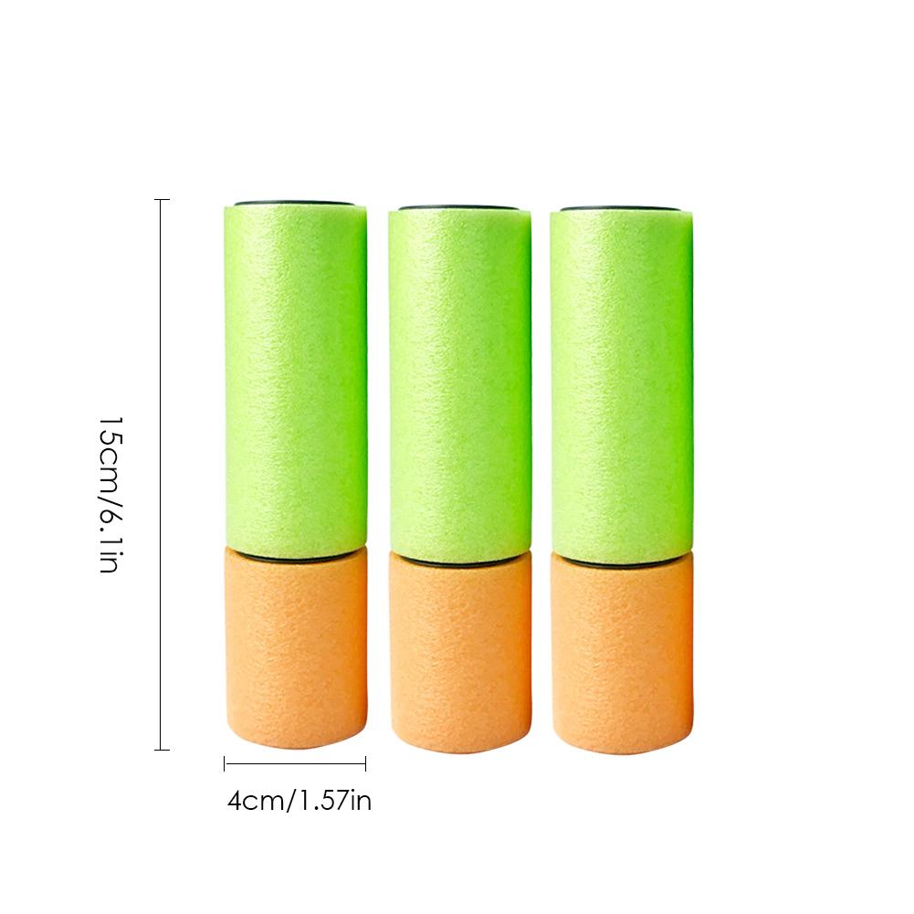 Children's Outdoor Toys Beach Water Toys Straight Foam Water Guns EVA Material Pull-type High Pressure Water Guns 15.5cm