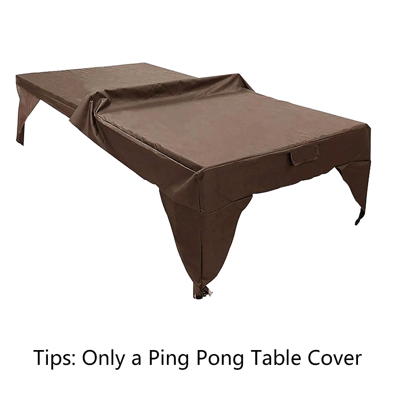 Vandtæt støvbetræk til bordtennisbord, beskyttende overtræk til alt slags vejr, regntæt bordtennisdug, indendørs og udendørs: Rød