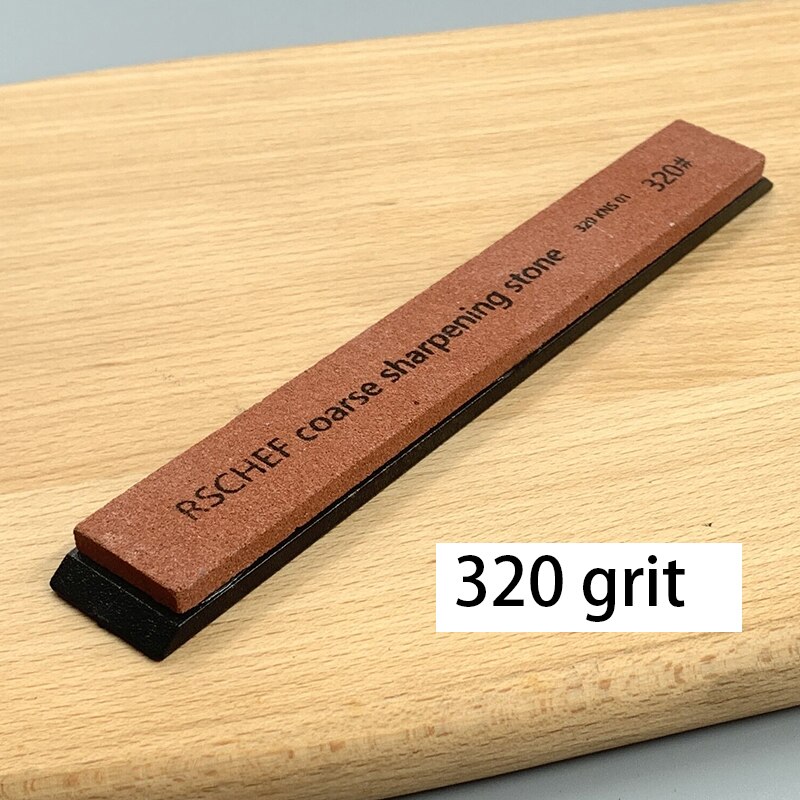 Coarse and fine polished leather knife sharpener sharpener bar sharpener fixing system whetstone sharpening stone kitchen tools: 320