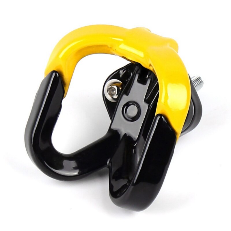 Motorcycle Accessories Multi-Function Hook Luggage Bag Hanger Motorbike Helmet Gadget Glove Claw: Yellow