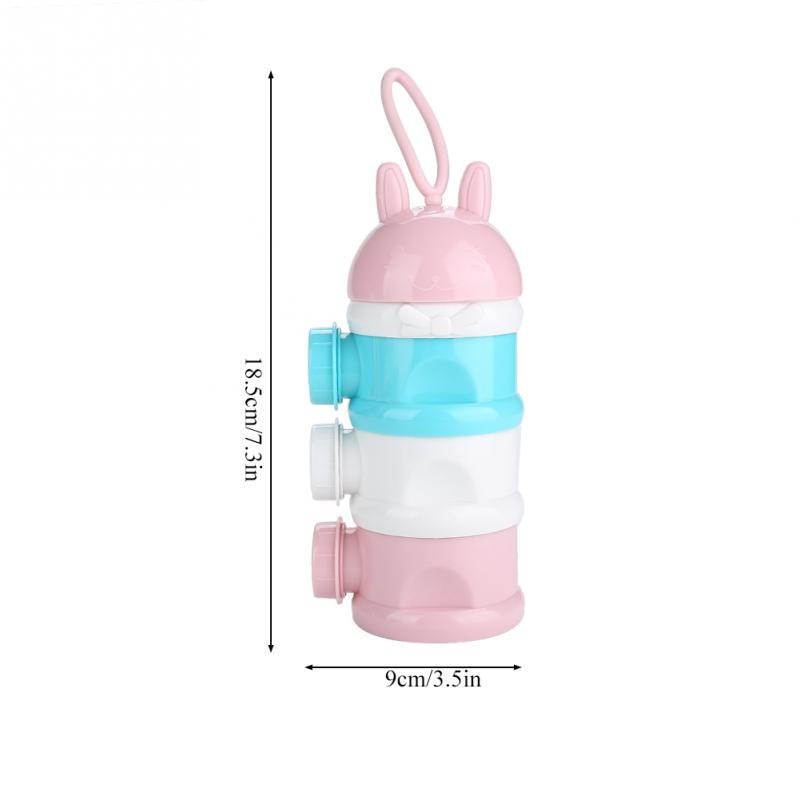 3 Layers Portable Baby Milk Powder Container Formula Dispenser Food Container Baby Food Snack Storage Box Baby Feeding Baby Care