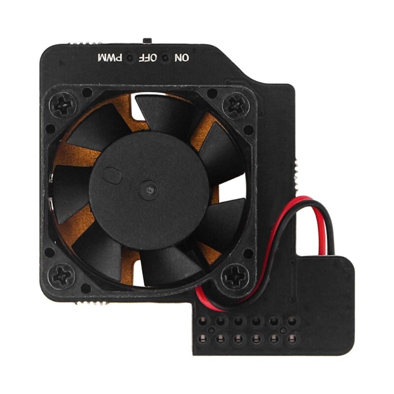 Ventilador de refrigeración con Control de velocidad, disipador térmico de fondo de cobre puro para RPi 4B/3B + 3B R2JF