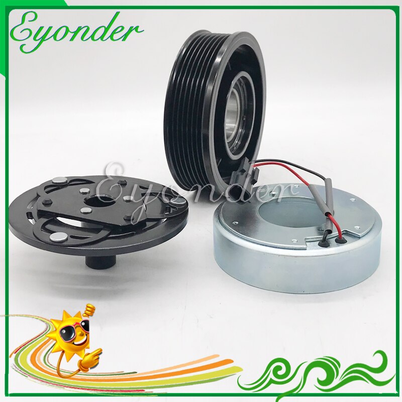 AC A/C Compressor de Ar Condicionado Polia Da Embreagem Magnética Eletromagnética com bobina para RENAULT FLUENCE 2.0L 926009541R