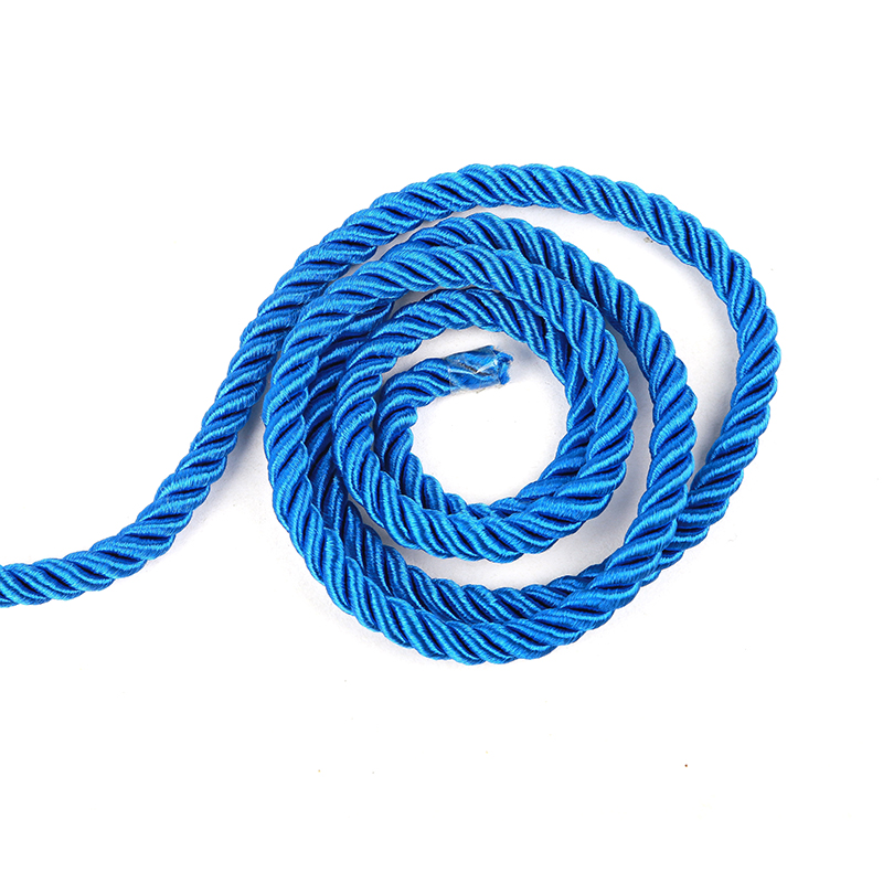 5mm 5/10YD Twisted Cord Rope Trim Craft Decorative Nylon Rope Handmade Cording for Sewing Crafts Upholstery Home Décor: 4mm / Multi-Colored