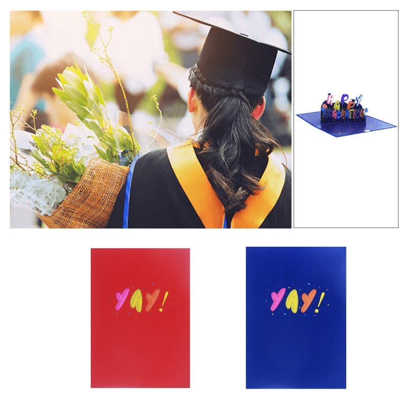 3D Pop Up Card Happy Graduation Greeting Cards Congratulations Card for College High School Congrats Grad Cards