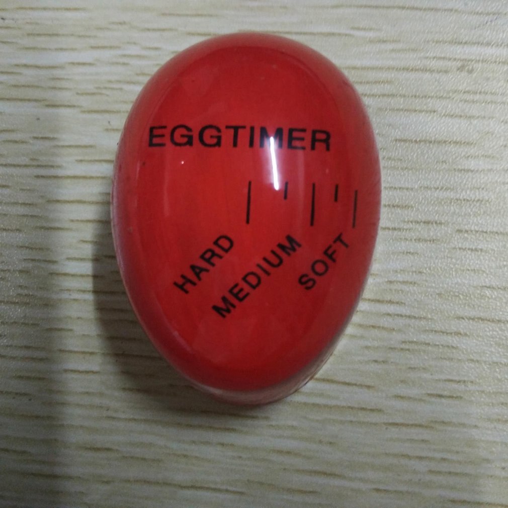 Kokt egg tidtaker giftfri gjenbrukbar fargelading varmesensor til egg matlaging hjelper kjøkken tilbehør
