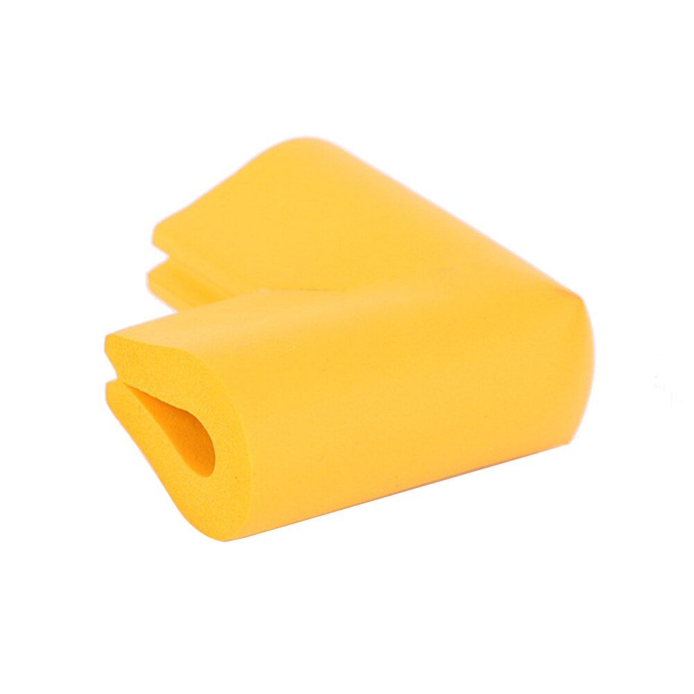 A forma di U tavolo scrivania Angolo Morbido Della Copertura Della Protezione di Sicurezza Del bambino Mobili guardia Bordo di Cura Del bambino di Sicurezza anti-collisione angolo per Interni: giallo