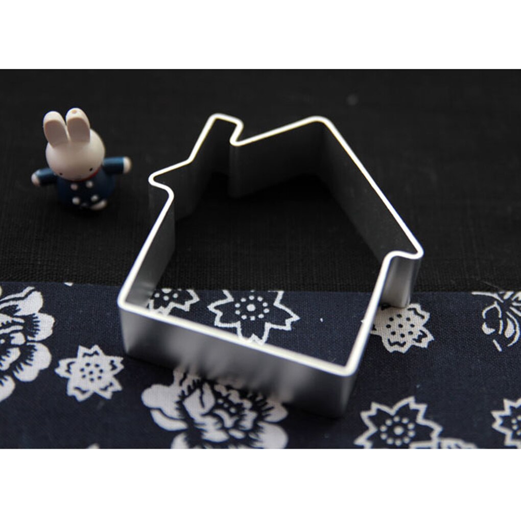 House Shaped Aluminium Mold Sugarcraft Cake Decorating Cookies Baking Pastry Cutter Mould Tool baking tools for cakes