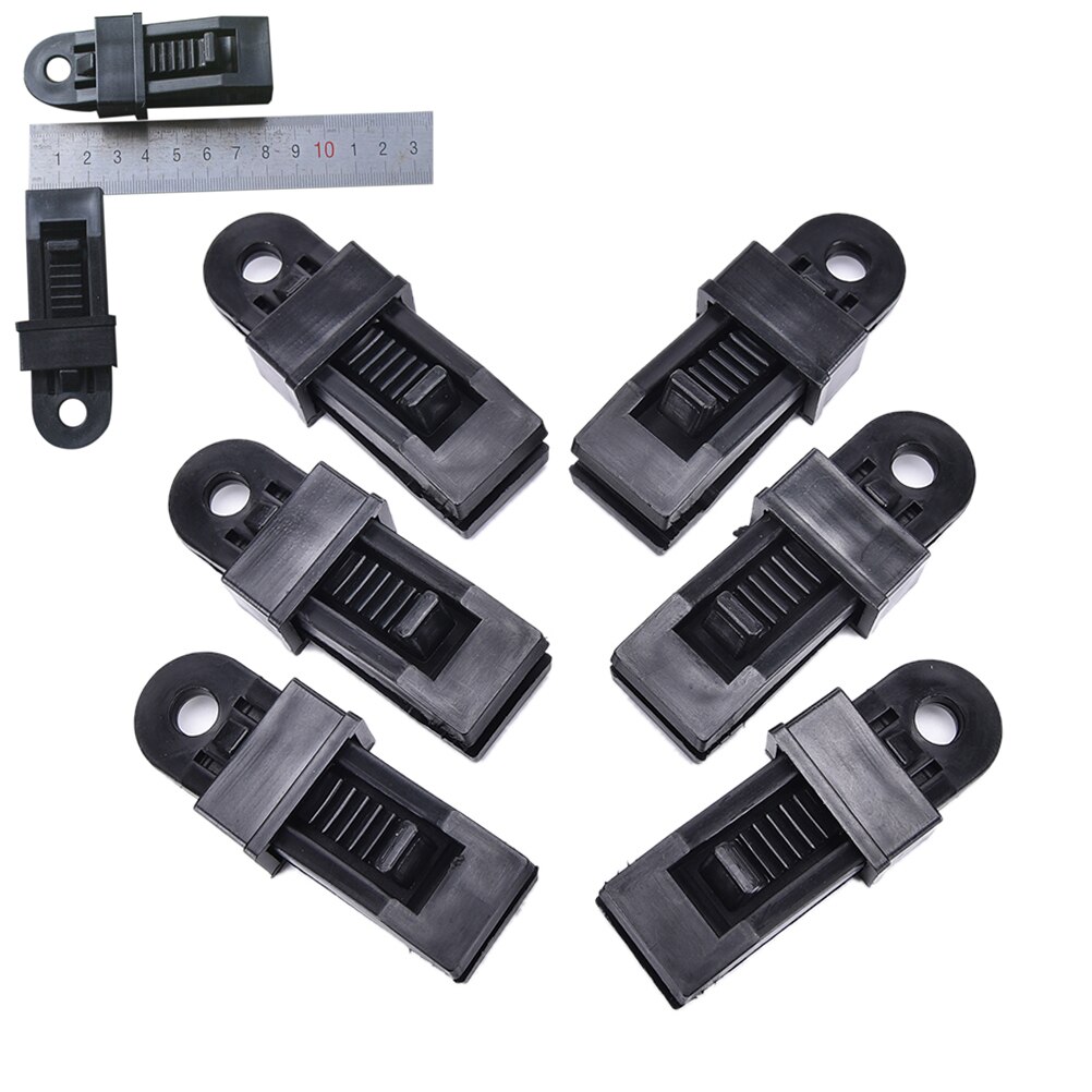 6 stuks tenten luifel wind touw klem luifels buiten kamperen plastic clip clip tenten luifel accessoires