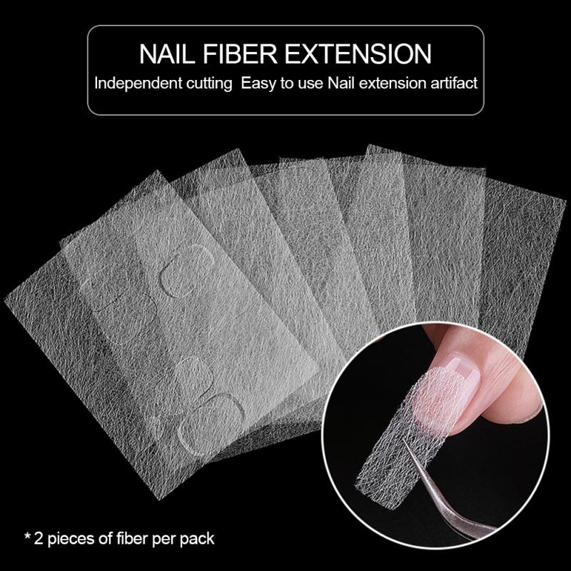 2 Stks/set Nail Glasvezel Snijden Verlengstuk Nail Extension Tool Uitgebreide Filament Nagels Art Nail Art Tips Decoraties