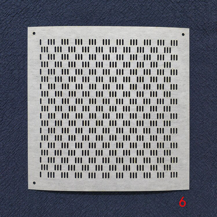 Pochoir Sashiko, motif de broderie Sashiko, pochoir matelassé, 4 &quot;de diamètre, 9 Options de motif: 6