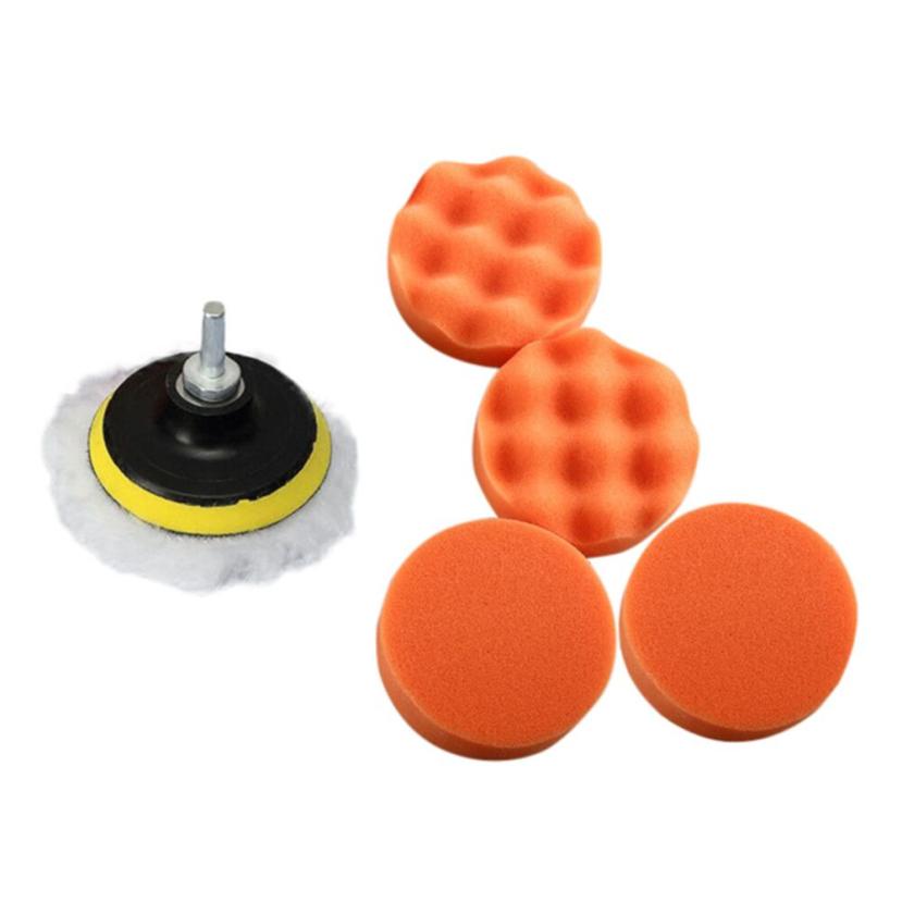 CARPRIE Car-Stylish Auto Polish Tool Economical Washed Re-use 7pcs Sponges Waves Compound Auto Polishing Tools Feb26