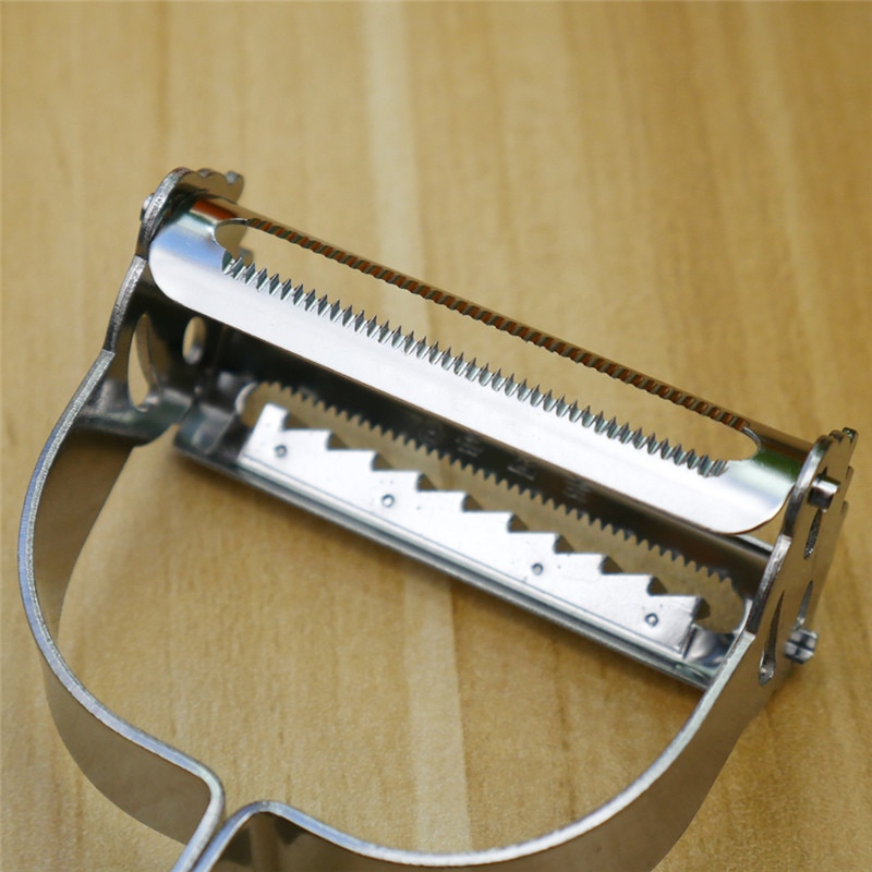 Potatisskalare i rostfritt stål gurka morotsskalare frukt grönsaksverktyg kökstillbehör 2 stilar