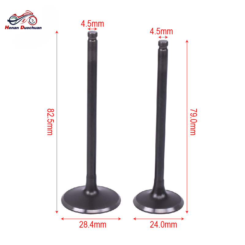 1 ud./2 unidades/4 unidades para KT/M 200 para DU/KE 200 para KT/M200 piezas de motor de motocicleta válvula de admisión y juego de válvulas de escape