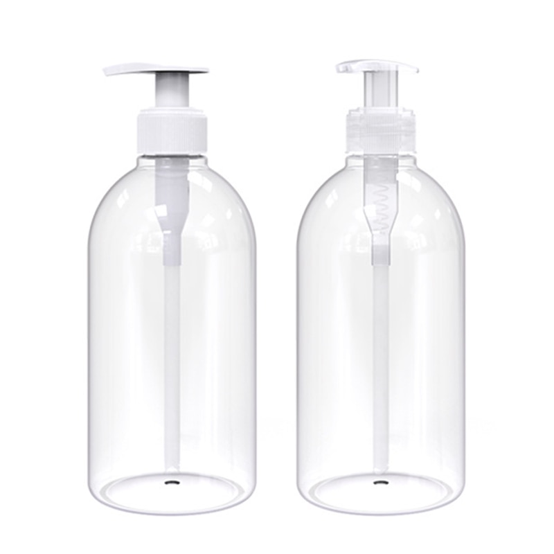 300/500/1000ML Klar Presse Pumpen Leere Flasche Nachfüllbare Shampoo Dusche Gel Spender Hautpflege Werkzeug Nachfüllbar flaschen TK-ing