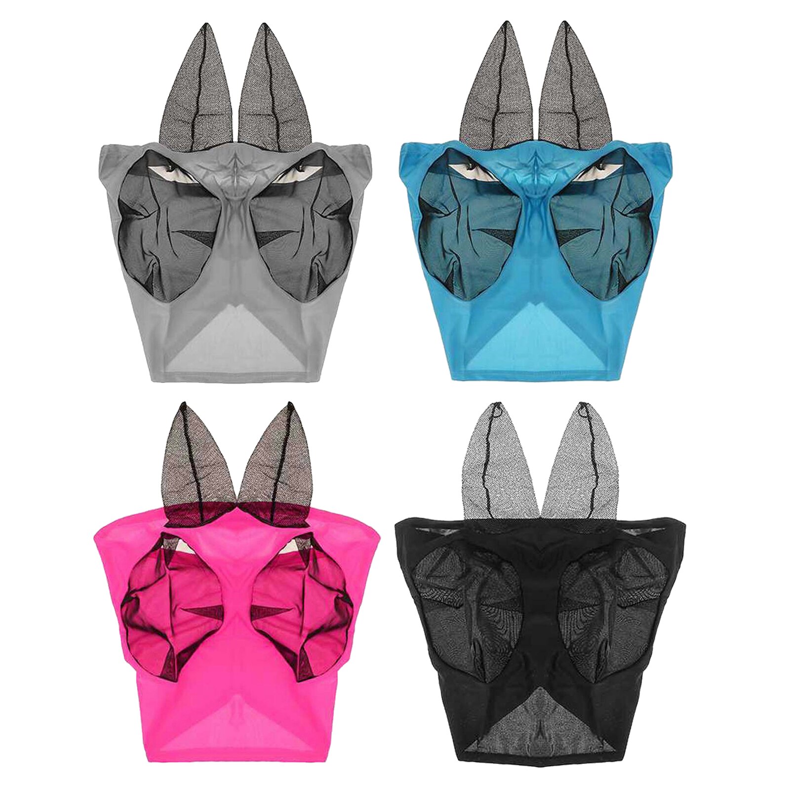 Comfort Fit Horse Fly with Ears for Arab Cob Pony Equestrian