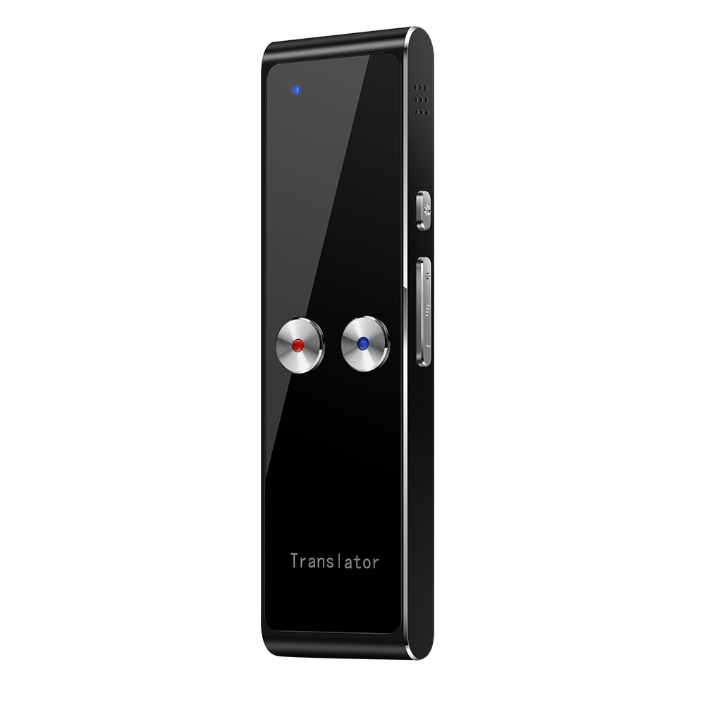 T8plus Smart Vertaler 68 Talen Ondersteuning Voice/Tekst Vertaling Opname Om Tekst Bluetooth Meertalige Vertaling: black