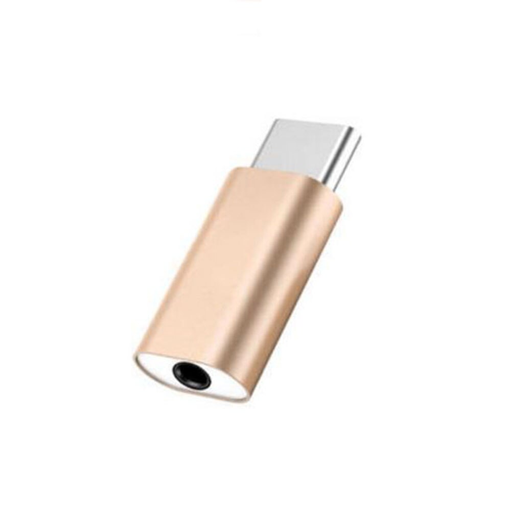 mini hodetelefonadapter hodesettkabel usb type-c  til 3.5mm jack spiltteromformer hann til famale hodetelefonkontakt til xiaomi
