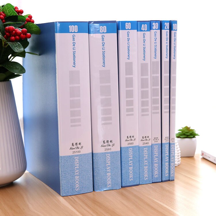 Folder Office Supplies A4 Information Book Folder Information Insert Folders 10 20 30 40 60 80 100 Pages