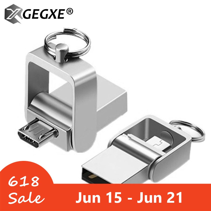 Pendrive USB OTG 8GB 16GB 32GB 64GB USB Pendrive plegable de Metal 3,0 para Android