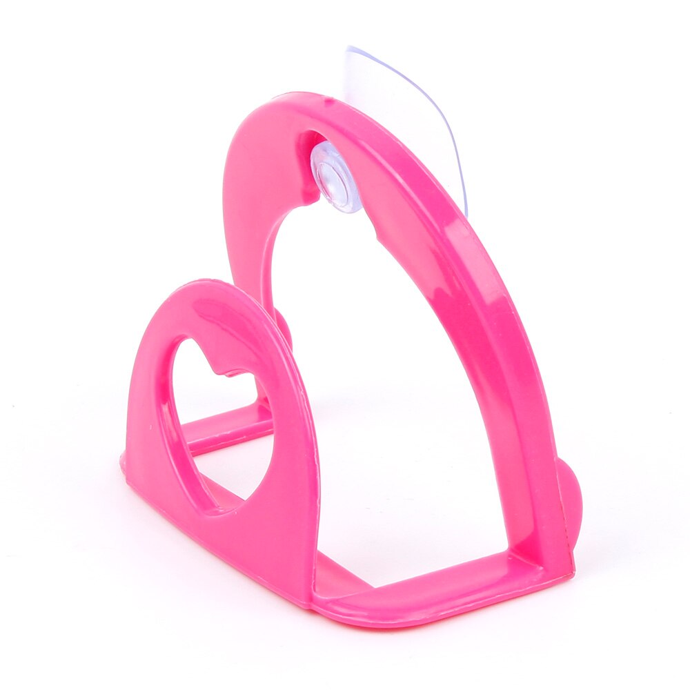 Nyttig sugekopp vask hylle svamp avløpsstativ kjøkken suger oppbevaring verktøyfester og holder hyller: Rød