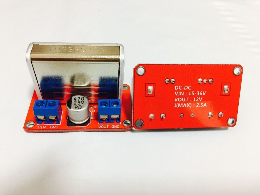 5 PCS YDS-12 DC-DC voeding gestabiliseerde module 15-36 V transformeren 12 V korte high-efficiency bescherming circuit