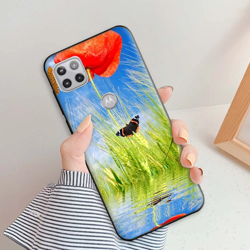 For Motorola Moto One 5G Ace Case XT2113-2 6.7" Cases for Moto One 5G Ace Protective Silicone Soft Cover One 5G Ace Capa
