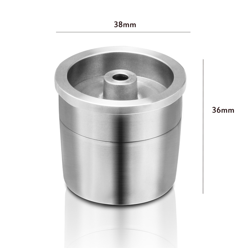 Compatible with Illy Coffee Machine Maker/Stainless Steel Metal Refillable Reusable Capsule Fit for Illy Cafe Capsule