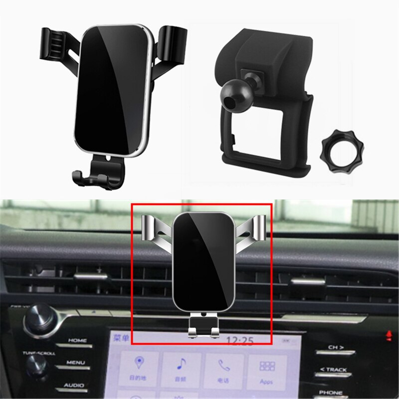 Support pour téléphone Mobile réglable pour Toyota Camry conduite à gauche voiture Auto tableau de bord support pour téléphone pince pour Camry