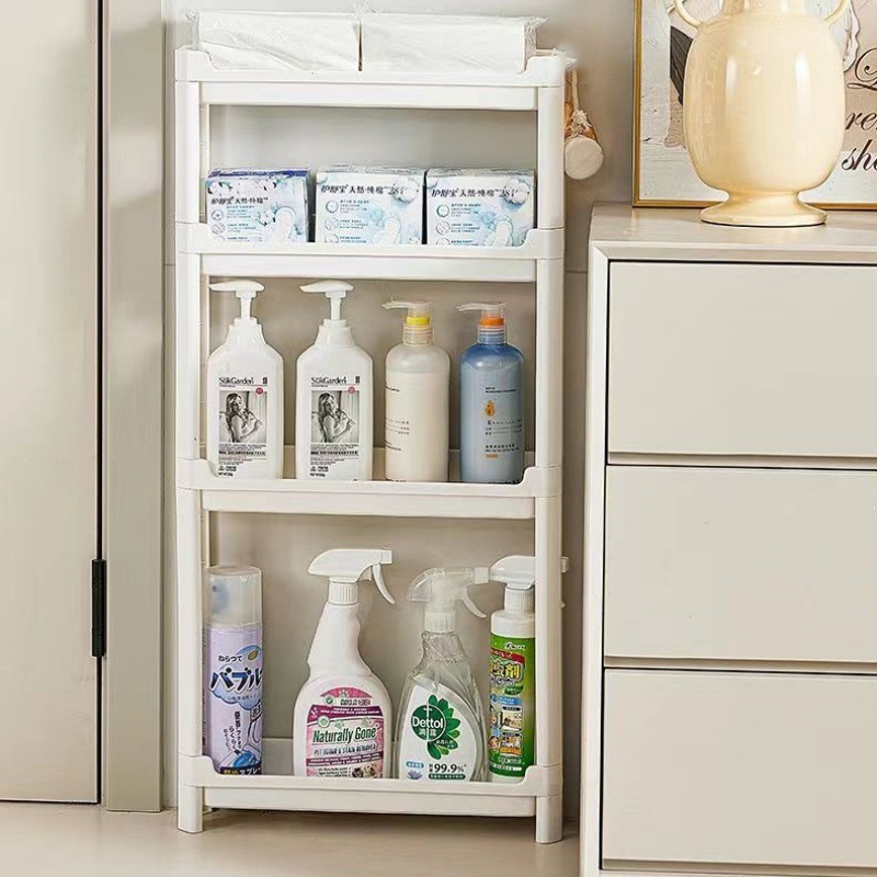 Trolley Keuken Badkamer Slaapkamer Meerdere Verdiepingen Snacks Opbergrek Met Wielen Organizer Woonaccessoires Mobiel Opbergrek