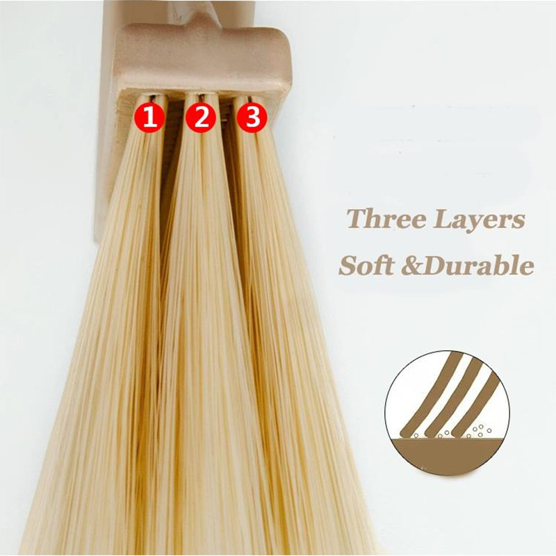 Obrotowa szufelka z miotłą składana miotła wiatroodporna wyłapywacz włosów o dużej pojemności szufelka z grzebieniem zamiatarka zębów Dropship