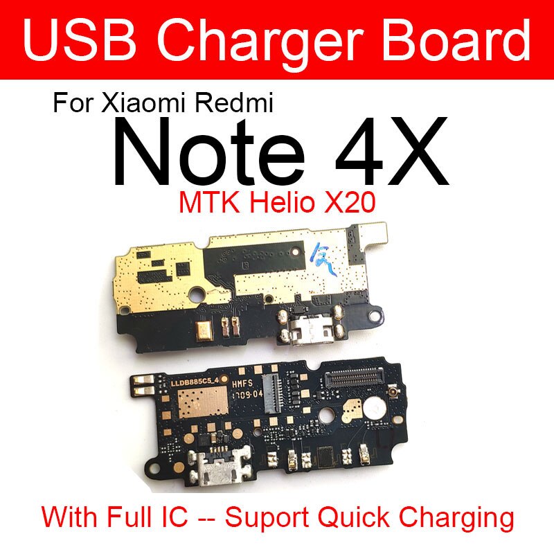 Placa de entrada usb carregadora, para xiaomi redmi note 4x x20 conector de carregamento para xiaomi note 4 porta de carregamento usb + peças do microfone: Note 4x X20 withic