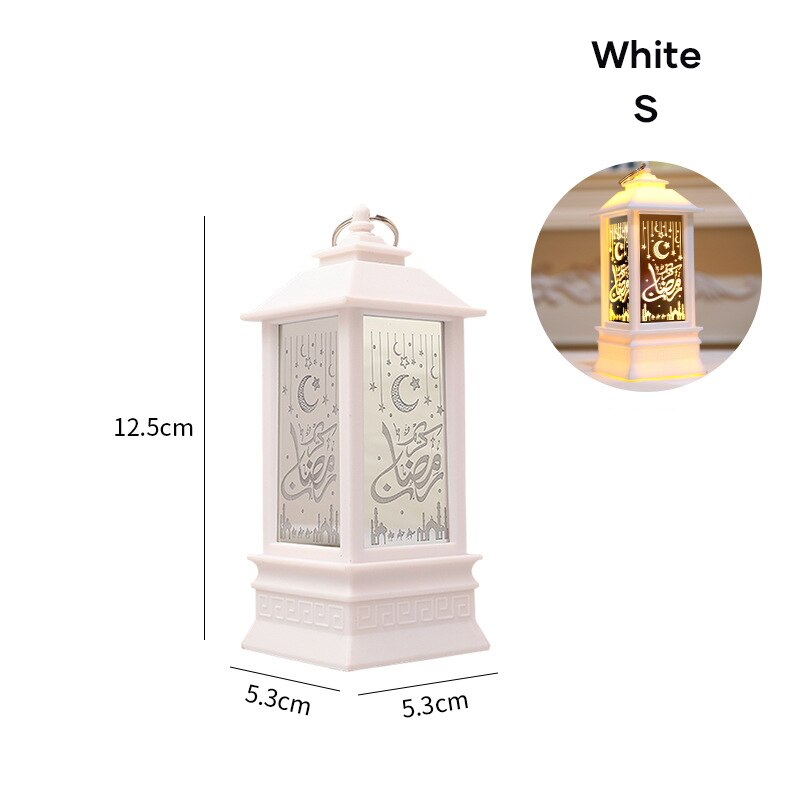 Ramadan Lantern Lamp Retro Style Eid Mubarak LED Lights Ornaments Party Hanging Decor For Home DC112