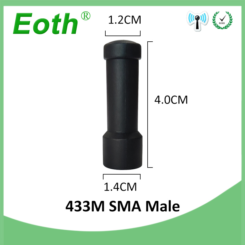 1 pièces 433 MHz antenne 2 ~ 3dBi SMA mâle connecteur Mini taille 433 MHz antenne directionnelle antenne pour sans fil Lorawan compteur d'eau 433m